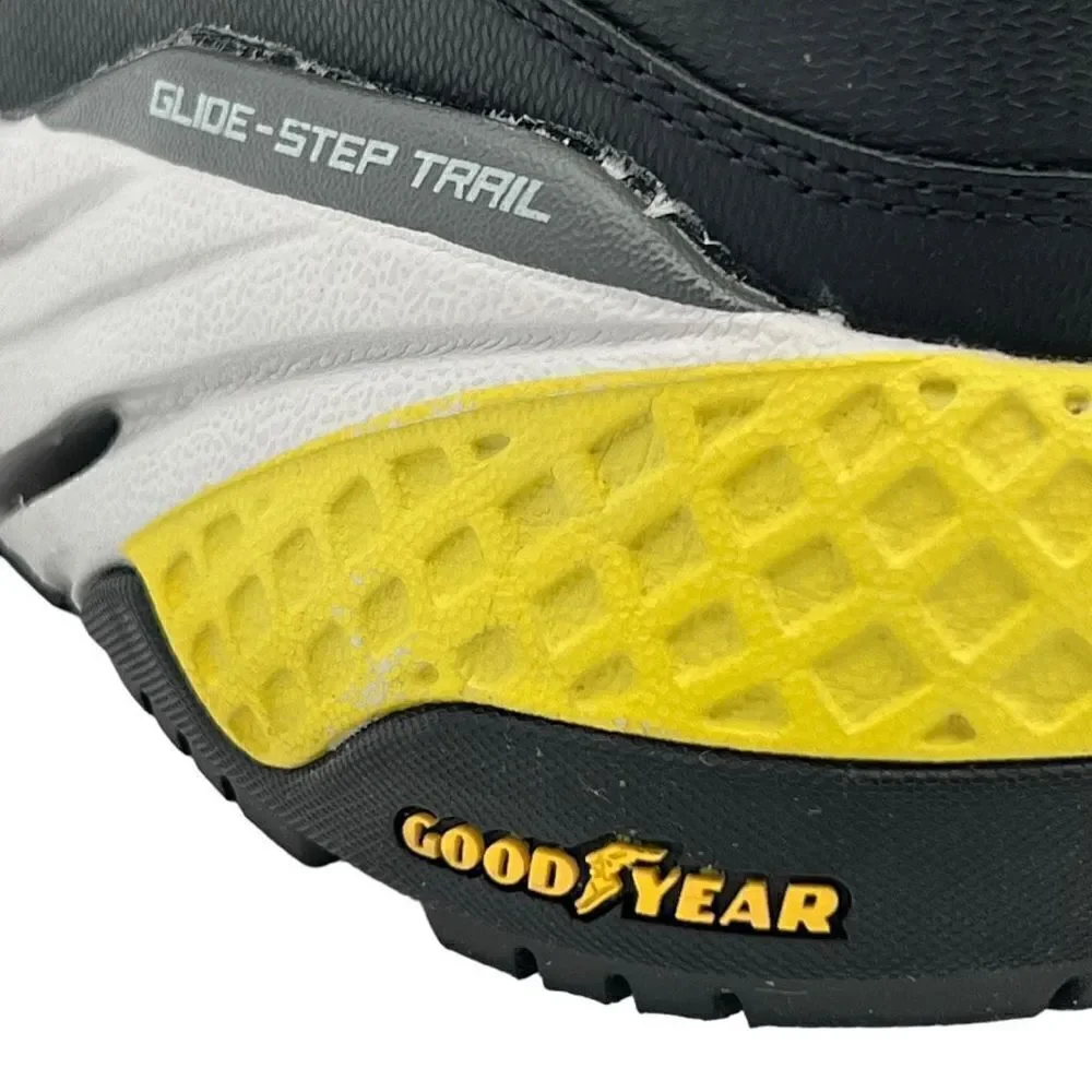 Skechers Glide-Step Trail Sneaker - Men's 8.5 Black Grey Memory Foam